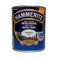 Краска для металла HAMMERITE гладкая глянцевая белая 750 мл import
